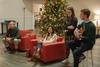 12/335/21 - Dub and Susie Oliver, president and first lady of the university, host Christmas with the Olivers in the McAfee Commons.