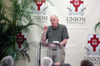 Biblical scholar Gordon Fee was the plenary speaker at the <i>For All It's Worth</i> Bible conference held at Union April 15-16. 
 - Photo by Morris Abernathy