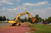 The tennis courts located outside of the Penick Academic Complex were torn down recently to make room for a new soccer field. - Photo by Morris Abernathy