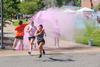 08/239/22 - Students race through the color run portion of ResLife's annual 1/2K competition.