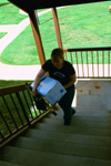 Many trips between the parent's car and the dorm room were made during Freshman Move-In. - Photo by Amanda Smith