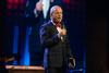 10/297/23 - President Dub Oliver welcomes the audience at the 25th annual Scholarship Banquet that featured CeCe Winans.