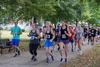 09/273/23 - Families enjoy a morning run together in Buster's Annual 5K Dash during Family Weekend.