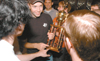 The Onions accept their trophy for the men's intramural championship at Awards Day. - Photo by Lindsay Stavish