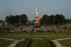 The Great Lawn was the site of the 2005 spring graduation. - Photo by Kathleen Murray