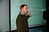 Alum Clay Smith returned to Union for Homecoming to present at a chemistry symposium held for students. - Photo by Lauren Crane