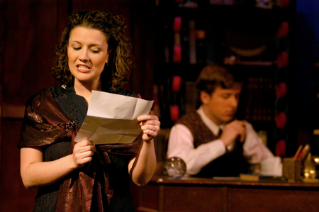 Ashley Mitchell and Nic Pfost brought to life the love story of Joy Gresham and C.S. Lewis in the theatre's production of <i>Shadowlands</i>.