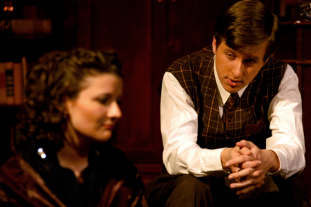 Ashley Mitchell and Nic Pfost brought to life the love story of Joy Gresham and C.S. Lewis in the theatre's production of <i>Shadowlands</i>.