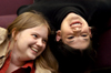 A friendship formed at Union, seniors, Becky Johnson and Jodie Curtis reflect upon their fondest memories while being at Union together. - Photo by Jonathan Blair