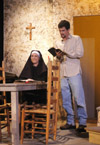 Laura Frost and Josh Betts in <i>Lilies of the Field</i>. - Photo by Jim Veneman
