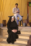 Laura Frost and Josh Betts in <i>Lilies of the Field</i>. - Photo by Jim Veneman