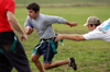 Stephen Goodin tries to allude Brett Jenkins' tackle during the Young Alums' Turkey Bowl. - Photo by Kristen Hiller