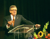 9/27/02 - Chuck Colson delivers his address to a full house of Union students in a chapel service on Sept. 27, 2002.
