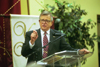Chuck Colson addresses Union supporters at the Annual Red Carpet Banquet. - Photo by Jim Veneman