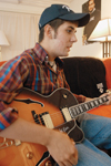 08/30/05 - Freshman Josh Hays's, biblical studies major, favorite pasttime is playing his guitar.
Although he tries to concentrate on his studies first, he always finds time to strum a few chords. Josh scored a 1600 on his SAT test.