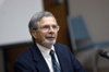 Dr. George Herring, professor emeritus at the University of Kentucky, spoke at the 2005 Carls-Schwerdfeger History Lecture on "Vietnam: The War that Never Seems to Go Away." - Photo by Morris Abernathy
