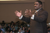 10/26/05 - Evangelist Voddie Baucham speaks about family discipleship in chapel during the Faith In Practice Conference. - Kyle Kurlick