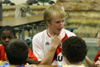 Freshman John Henson spent time with students at South Elementary during his Day of Remembrance service project. - Photo by Derek Ownby