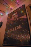 12/5/05 - Students reflect their holiday cheer with a colorfully decorated dorm room.