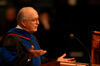 Bob Agee, former Union University administrator and president emeritus of Oklahoma Baptist University, gives the commencement address. - Photo by Morris Abernathy