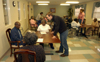 01/16/06 - Junior Landon Preston spends time with patients at Mission Convalescent Home in Jackson on Martin Luther King, Jr. Day. - Morris Abernathy