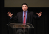 02/8/06 - James Emery White, pastor of Mecklenberg Community Church in Charlotte, N.C., and newly-elected president of Gordon-Conwell Theological Seminary, spoke at Union University Feb. 8 for the annual Crabtree Family Life Series. - Morris Abernathy
