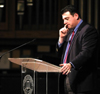 02/8/06 - James Emery White, pastor of Mecklenberg Community Church in Charlotte, N.C., and newly-elected president of Gordon-Conwell Theological Seminary, spoke at Union University Feb. 8 for the annual Crabtree Family Life Series. - Morris Abernathy