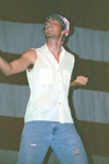 10/11/02 - Sophomore Josh Howerton leads the group N*STINK in the Onions' act during the SAC Variety Show.