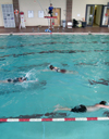 Swimmers enjoy the Acquatic Center. - Photo by Kyle Kurlick