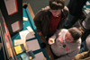 02/27/06 - Students show interest in the new semester of Rounders during the sign-up coffee house. - Kyle Kurlick