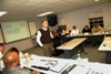Bill Nance leads an MBA class on the Germantown campus. - Photo by Morris Abernathy