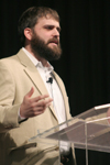 03/31/06 - Jamie Mosley, director of church ministries and administration at Grace Community Church in Nashville, Tennessee, speaks on <em>Following a Crucified Christ</em> from Luke 9:18-27 during a chapel service. - Kyle Kurlick