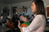 <em>C&C Photo Story:</em> Tricia Currin teaches her language arts class and reveiws with the children before they take a test. Currin enjoys teaching with
fun methods. During reveiw Currin answers any questions the children have and emphasize what
will be on the test. Afterwards, the children rely on Currin to administer the test. - Photo by Heather Phillips