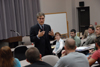 Acclaimed legal scholar Robert George spoke to members of the university community before his Union Forum address. - Photo by Morris Abernathy