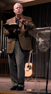 04/5/06 - Gordon Fort, vice president for overseas operations with the SBC International Mission Board, spoke in chapel on <em>The Terms of Discipleship</em> from Luke 9:23-26. - Stephanny Rodriguez