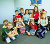 Children learn about missions during the Kid's program at the 2002 Pastors' School. - Photo by Jim Veneman