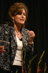04/28/06 - Donna Gaines, Union alum and president of the SBC Ministers' Wives Conference, spoke during the Who's Who chapel service. - Stephanie Schroeder