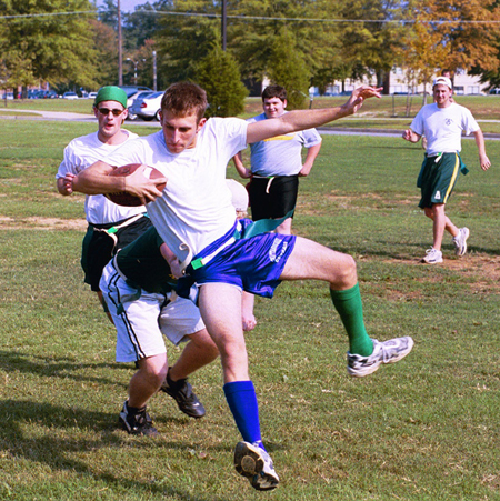 Intramural Flag Football Action
