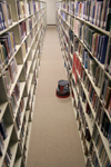 The stacks in the Summar Library. - Photo by Kyle Kurlick