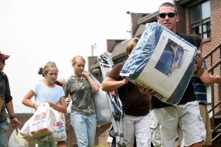 For many families, the time to move-in and unpack the dorm is the last time they spend together as a family until summer.