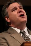 Stanley Warren, performs &ldquo;Little is Much&rdquo; during a recent chapel. - Photo by Kyle Kurlick