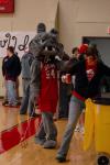 10/26/06 - Buster the Bulldog made an appearance with his invisible friend at Bulldog Madness.