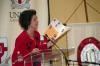 Dot Leathers invites guests to join the Union Auxiliary at the Fall luncheon. - Photo by Morris Abernathy