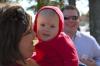 A future Unionite enjoys time with his alum parents at the Arts in the Park event during Homecoming. - Photo by Morris Abernathy