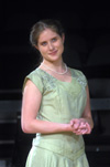 Amy Calvert as Felicity, Countess of Marshwood in <i>Relative Values</i>. - Photo by Jim Veneman