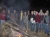 School of Business faculty, staff and students gathered for a bonfire at the home of Dean Keith Absher. - Photo by Uncredited