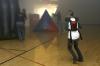 Kasey Cobb and other students play laser tag held in the small gym as part of Frost Fest put on by SAC. - Photo by Stephanie Schroeder