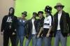 Matthew Kingsley, Jared Nolen, Nathan Cobb, Nathan Williams, Aaron Gilbert and Jonathan Davenport pose for the beginning of their music video they created during Frost Fest put on by SAC. - Photo by Stephanie Schroeder