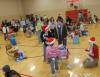 Union groups bought Christmas presents and presented them to children at the SAC Carl Perkins' Christmas Party. - Photo by Morris Abernathy