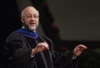 Music department chair Dr. Richard Joiner leads music during the Union's December graduation ceremony. - Photo by Jim Veneman